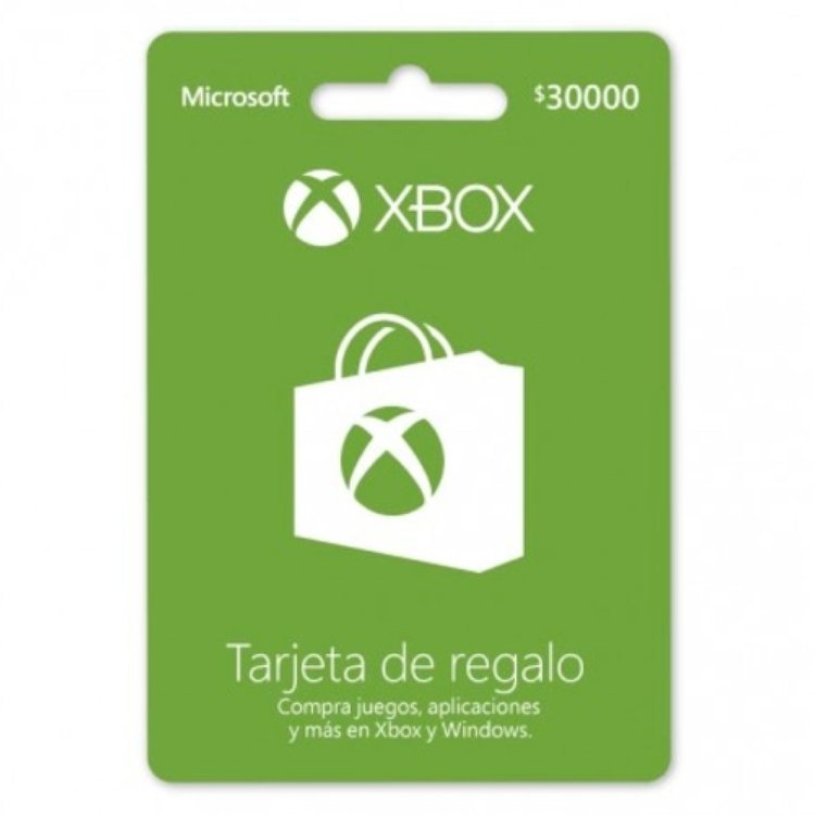 Pin Virtual XBOX LIVE $30.000