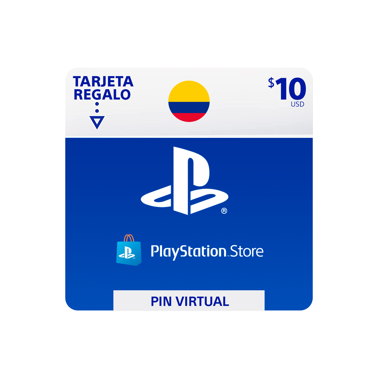 Pin Virtual PLAYSTATION ($10 USD)
