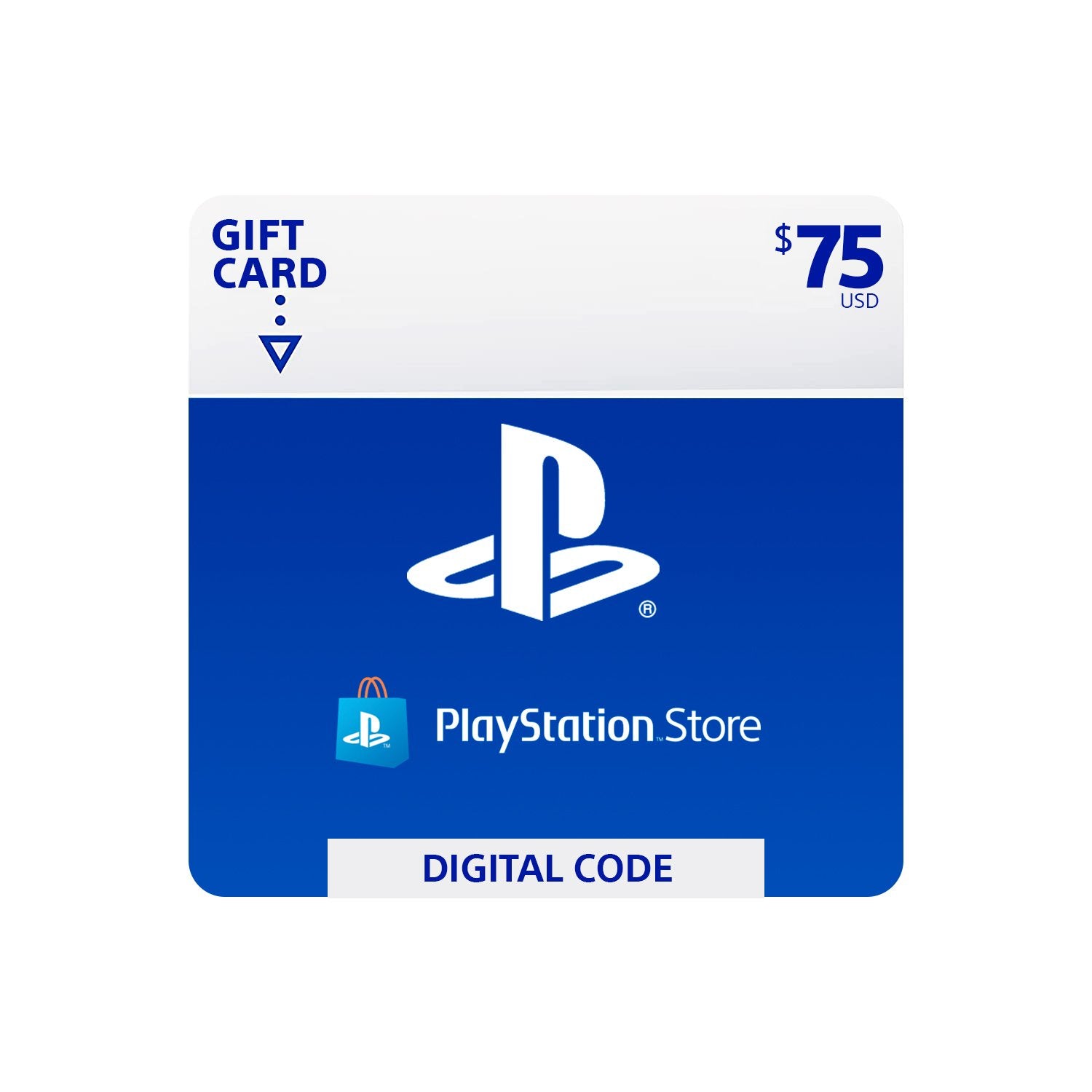 PlayStation Gift Card US$75, PSN 75