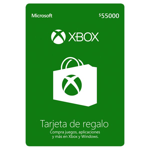 Pin Virtual XBOX LIVE $55.000