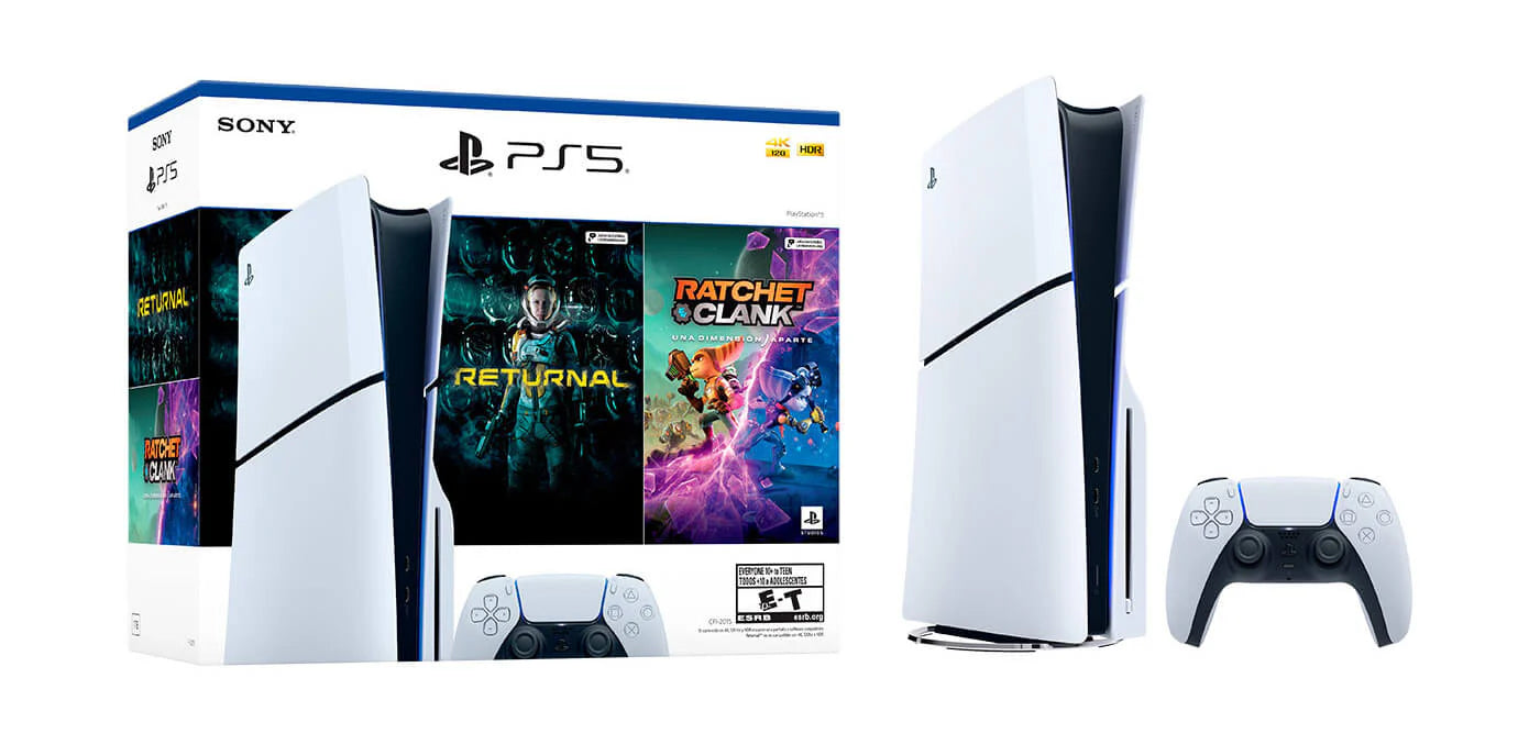 Consola PS5 Estandar Modelo Slim Bundle (Ratchet & Clank - Returnal)